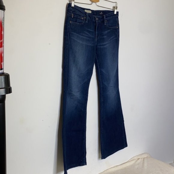 Ag Adriano Goldschmied The Belle Flare Jeans Size 28R - Picture 4 of 15